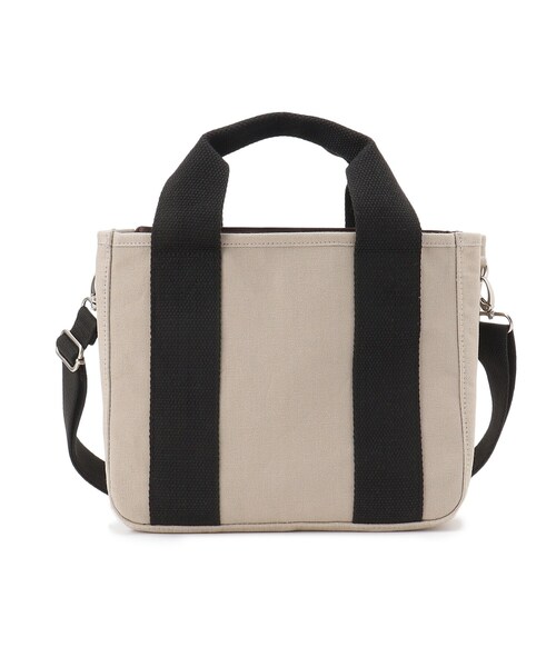 SHOO・LA・RUE(シューラルー)の「◆【仕切りが動く】整理整頓できちゃうハンプトートバッグ(トートバッグ・レディース・グレー/グリーン/アイボリー・00)」の7枚目の写真