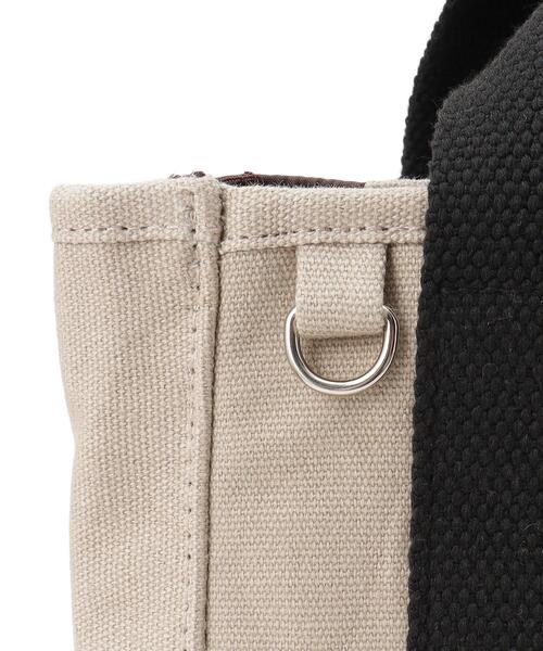 SHOO・LA・RUE(シューラルー)の「◆【仕切りが動く】整理整頓できちゃうハンプトートバッグ(トートバッグ・レディース・グレー/グリーン/アイボリー・00)」の11枚目の写真