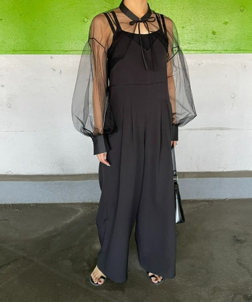 AIC. ショートボレロ・シースルートップス・パンツ