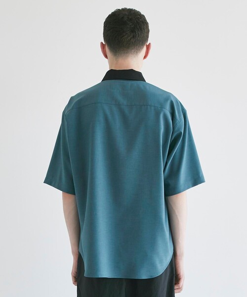 CITY TOKYO（シティトウキョウ）の「デザインハーフジップシャツ（シャツ/ブラウス・メンズ・ブラック系その他2/グレー系その他2/ダークブルー・1/2/3）」の8枚目の写真