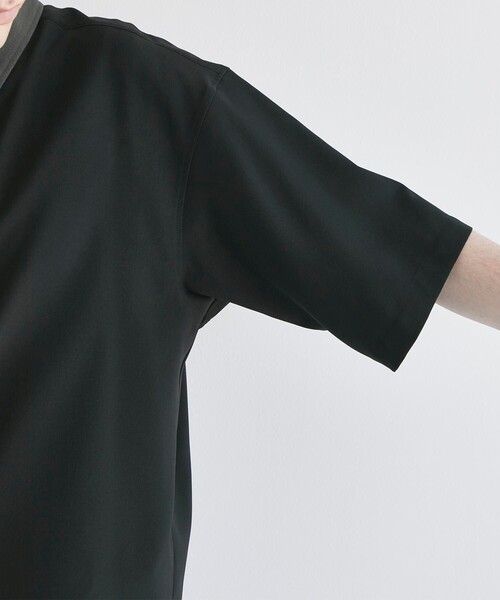 CITY TOKYO（シティトウキョウ）の「デザインハーフジップシャツ（シャツ/ブラウス・メンズ・ブラック系その他2/グレー系その他2/ダークブルー・1/2/3）」の18枚目の写真