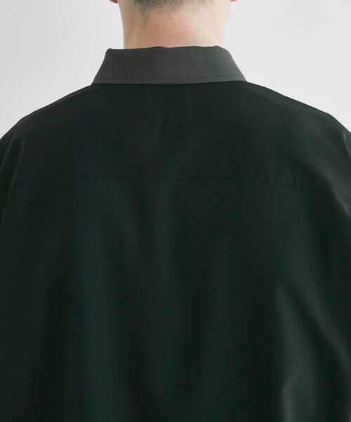 CITY TOKYO（シティトウキョウ）の「デザインハーフジップシャツ（シャツ/ブラウス・メンズ・ブラック系その他2/グレー系その他2/ダークブルー・1/2/3）」の11枚目の写真