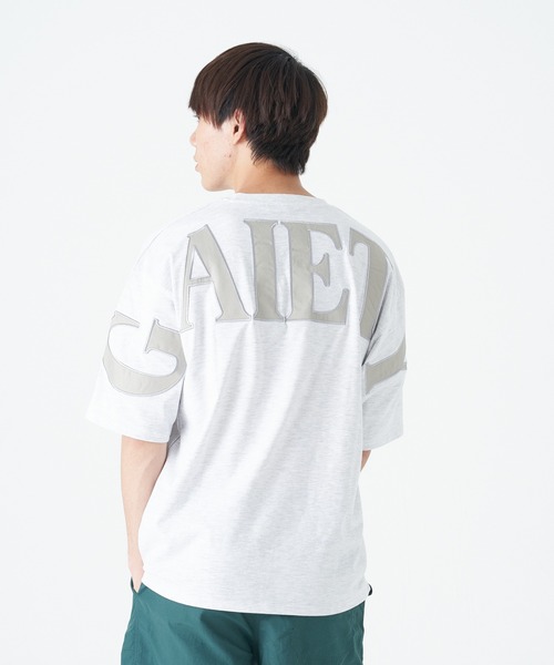 CORISCO(コリスコ)の「バックロゴBIGTEE(M1)(Tシャツ/カットソー・メンズ・グレー/レッド/ブラック/ホワイト/グリーン・MEDIUM/LARGE/X-LARGE)」の4枚目の写真