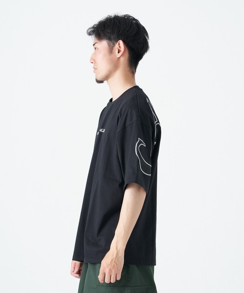 CORISCO(コリスコ)の「バックロゴBIGTEE(M1)(Tシャツ/カットソー・メンズ・グレー/レッド/ブラック/ホワイト/グリーン・MEDIUM/LARGE/X-LARGE)」の12枚目の写真