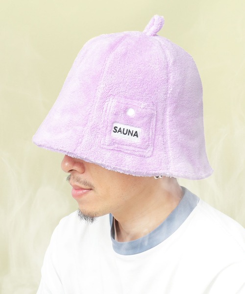 A.M.S.(エーエムエス)の「肉厚パイル チューリップ型 サウナハット A.M.S.別注モデル(ハット・メンズ・ブラック/ベージュ/ネイビー/グレー/オフホワイト/ブルー/ライトパープル/イエロー/レッド・FREE)」の7枚目の写真