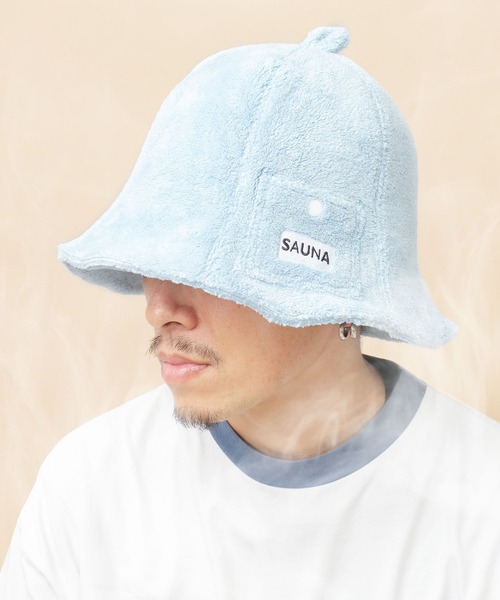 A.M.S.(エーエムエス)の「肉厚パイル チューリップ型 サウナハット A.M.S.別注モデル(ハット・メンズ・ブラック/ベージュ/ネイビー/グレー/オフホワイト/ブルー/ライトパープル/イエロー/レッド・FREE)」の6枚目の写真