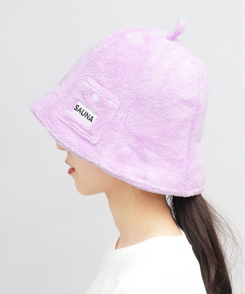A.M.S.(エーエムエス)の「肉厚パイル チューリップ型 サウナハット A.M.S.別注モデル(ハット・メンズ・ブラック/ベージュ/ネイビー/グレー/オフホワイト/ブルー/ライトパープル/イエロー/レッド・FREE)」の15枚目の写真