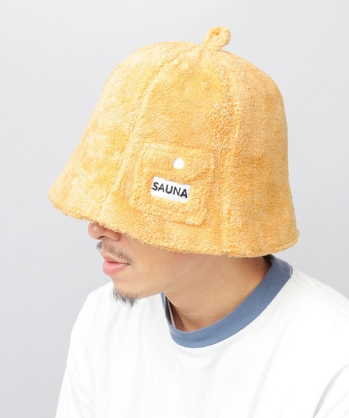 A.M.S.(エーエムエス)の「肉厚パイル チューリップ型 サウナハット A.M.S.別注モデル(ハット・メンズ・ブラック/ベージュ/ネイビー/グレー/オフホワイト/ブルー/ライトパープル/イエロー/レッド・FREE)」の14枚目の写真