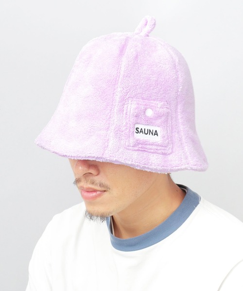 A.M.S.(エーエムエス)の「肉厚パイル チューリップ型 サウナハット A.M.S.別注モデル(ハット・メンズ・ブラック/ベージュ/ネイビー/グレー/オフホワイト/ブルー/ライトパープル/イエロー/レッド・FREE)」の21枚目の写真
