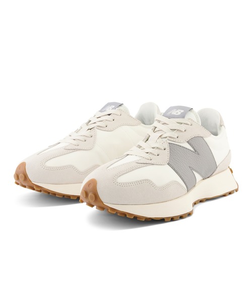 NEW BALANCE(ニューバランス)の「327(スニーカー・メンズ・ホワイト系その他/ホワイト×グリーン/ホワイト×グレー・27.0cm/25.5cm/25.0cm/24.0cm/29.0cm/28.0cm/26.5cm/26.0cm/27.5cm/23.5cm/23.0cm/28.5cm/24.5cm/22.5cm)」の4枚目の写真
