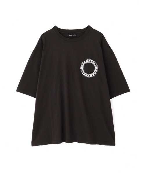 DANKE SCHON(ダンケシェーン)の「DankeSchon/ダンケシェーン/PIGMENT CIRCLE LOGO SST/ピグメントサークルロゴTシャツ(Tシャツ/カットソー・メンズ・グレー/ブラック・F)」の3枚目の写真