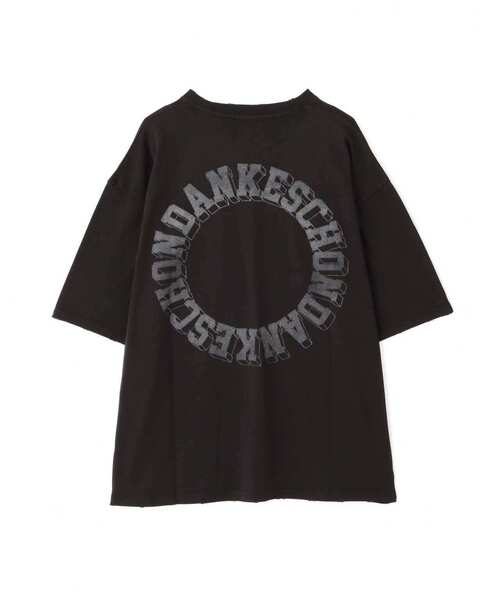 DANKE SCHON(ダンケシェーン)の「DankeSchon/ダンケシェーン/PIGMENT CIRCLE LOGO SST/ピグメントサークルロゴTシャツ(Tシャツ/カットソー・メンズ・グレー/ブラック・F)」の7枚目の写真