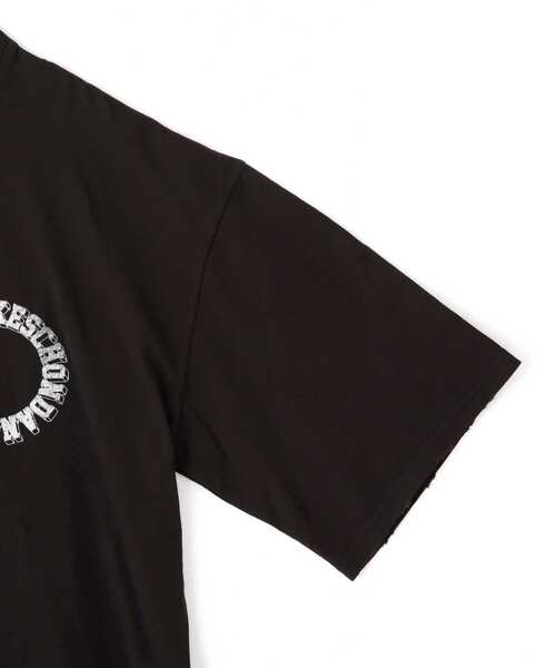 DANKE SCHON(ダンケシェーン)の「DankeSchon/ダンケシェーン/PIGMENT CIRCLE LOGO SST/ピグメントサークルロゴTシャツ(Tシャツ/カットソー・メンズ・グレー/ブラック・F)」の9枚目の写真