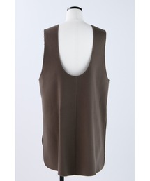 美品　21年 エンフォルド　シャルムダブルフェイス プルオーバー　ジレ　ベスト ENFOLD（エンフォルド）の「シャルムダブルフェイス プルオーバー