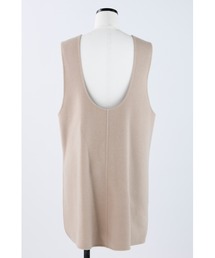 【美品】エンフォルド　シャルムダブルフェイス　プルオーバー　ロングベスト 美品】エンフォルド シャルムダブルフェイス プルオーバー ロング