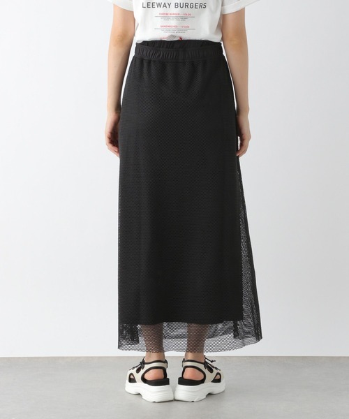 LEPSIM(レプシィム)の「メッシュレイヤードフレアスカート 964242(スカート・レディース・ブラック/オフホワイト/ライトグレー・FREE)」の22枚目の写真