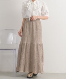 RETRO GIRL | ふくれジャガード切替SK(スカート)