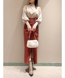 SNIDEL（スナイデル）の「ジップスリットタイトスカート（スカート 