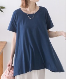チュニック丈 イレギュラーヘムTシャツ