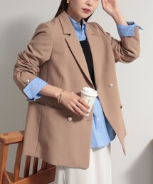 ダブルブレストテーラードジャケット