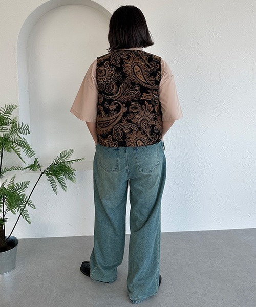 kutir（クティール）の「チロリアンシャツ（シャツ/ブラウス・レディース・オフホワイト/カーキ/サックスブルー/ベージュ・FREE）」の22枚目の写真