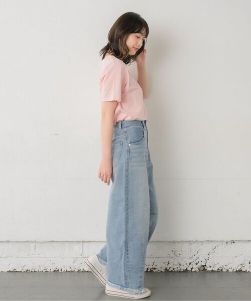 RETRO GIRL（レトロガール）の「カーブデニムPT（デニムパンツ・レディース・ブラック/ブルー系その他5/ライトブルー・MEDIUM/LARGE）」の16枚目の写真