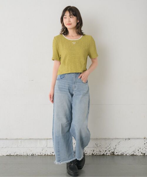RETRO GIRL（レトロガール）の「カーブデニムPT（デニムパンツ・レディース・ブラック/ブルー系その他5/ライトブルー・MEDIUM/LARGE）」の20枚目の写真