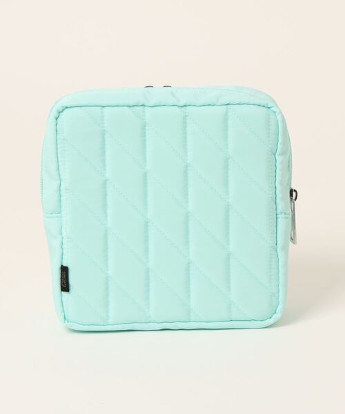 Hamee（ハミィ）の「Melia キルティング ガジェット アクスタ ポーチ (L)（ポーチ・レディース・ミント/ブルー/アイボリー/パープル・L size）」の6枚目の写真