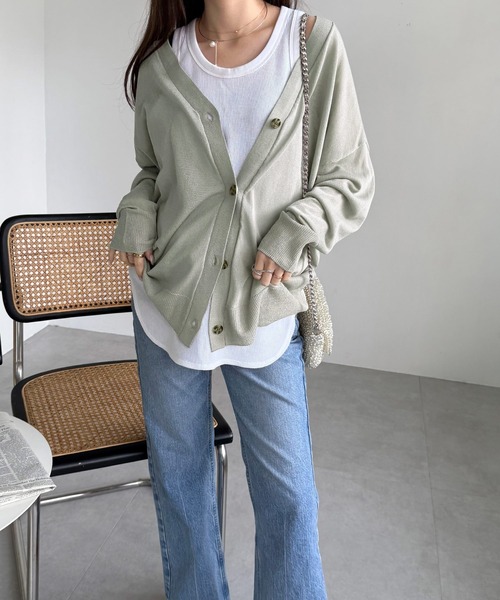 セール】UVカット接触冷感シアーカーディガン（カーディガン/ボレロ
