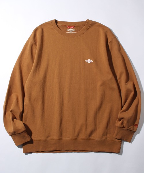 BALL(ボール)の「【BALL/ボール】オープンエンド裏毛 ワンポイントワッペン付きトレーナー(スウェット・メンズ・カーキ/モカ/ブルー/ライトグレー/チャコール/ブラウン/ネイビー/キャメル/ブラック/オフホワイト・M/L/LL)」の10枚目の写真