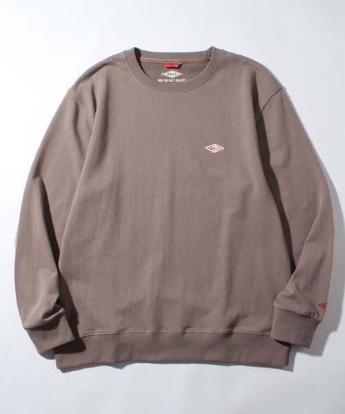 BALL(ボール)の「【BALL/ボール】オープンエンド裏毛 ワンポイントワッペン付きトレーナー(スウェット・メンズ・カーキ/モカ/ブルー/ライトグレー/チャコール/ブラウン/ネイビー/キャメル/ブラック/オフホワイト・M/L/LL)」の7枚目の写真