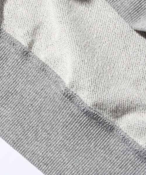 BALL(ボール)の「【BALL/ボール】オープンエンド裏毛 ワンポイントワッペン付きトレーナー(スウェット・メンズ・カーキ/モカ/ブルー/ライトグレー/チャコール/ブラウン/ネイビー/キャメル/ブラック/オフホワイト・M/L/LL)」の12枚目の写真