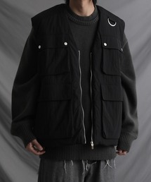 welise | 【welise/ウェライズ】マルチポケット オーバーサイズ ユーティリティーベスト(ベスト)