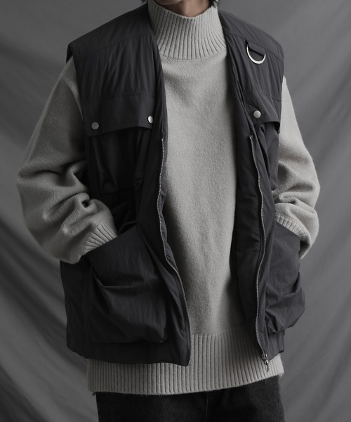 welise（ウェライズ）の「【welise/ウェライズ】マルチポケット オーバーサイズ ユーティリティーベスト（ベスト・メンズ・ブラック/チャコールグレー/ブラック系その他・L/M）」の11枚目の写真