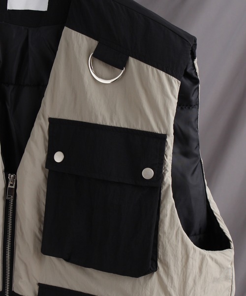 welise（ウェライズ）の「【welise/ウェライズ】マルチポケット オーバーサイズ ユーティリティーベスト（ベスト・メンズ・ブラック/チャコールグレー/ブラック系その他・L/M）」の14枚目の写真
