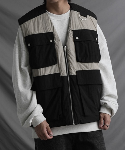 welise（ウェライズ）の「【welise/ウェライズ】マルチポケット オーバーサイズ ユーティリティーベスト（ベスト・メンズ・ブラック/チャコールグレー/ブラック系その他・L/M）」の21枚目の写真