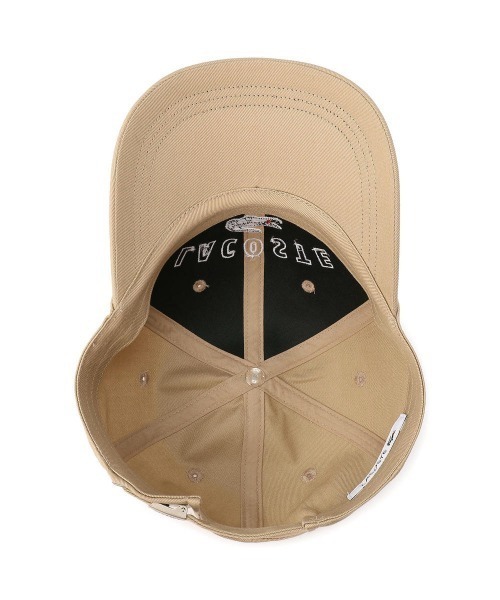 LACOSTE(ラコステ)の「LACOSTE/ラコステ/arch logo 6panel twill cap/アーチロゴ6パネルツイルキャップ(キャップ・メンズ・ホワイト/ブラック/ベージュ・FREE)」の7枚目の写真