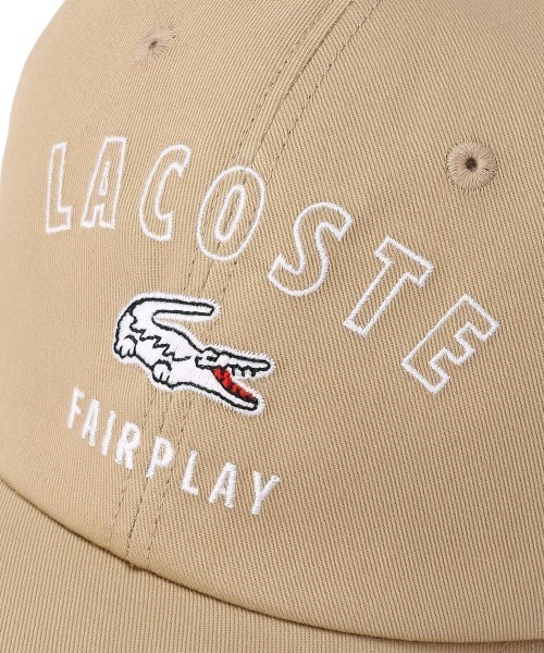 LACOSTE(ラコステ)の「LACOSTE/ラコステ/arch logo 6panel twill cap/アーチロゴ6パネルツイルキャップ(キャップ・メンズ・ホワイト/ブラック/ベージュ・FREE)」の20枚目の写真