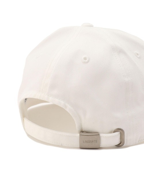 LACOSTE(ラコステ)の「LACOSTE/ラコステ/arch logo 6panel twill cap/アーチロゴ6パネルツイルキャップ(キャップ・メンズ・ホワイト/ブラック/ベージュ・FREE)」の21枚目の写真