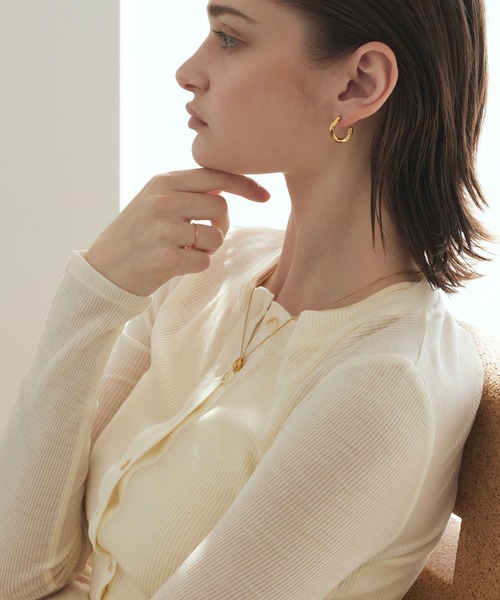 CENE（セネ）の「【CENE】セネ/ドロップスリムネックレス（ネックレス・レディース・シルバー/ゴールド・FREE）」の12枚目の写真