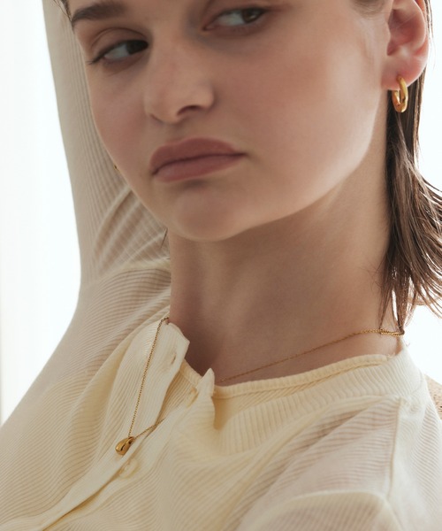 CENE（セネ）の「【CENE】セネ/ドロップスリムネックレス（ネックレス・レディース・シルバー/ゴールド・FREE）」の13枚目の写真