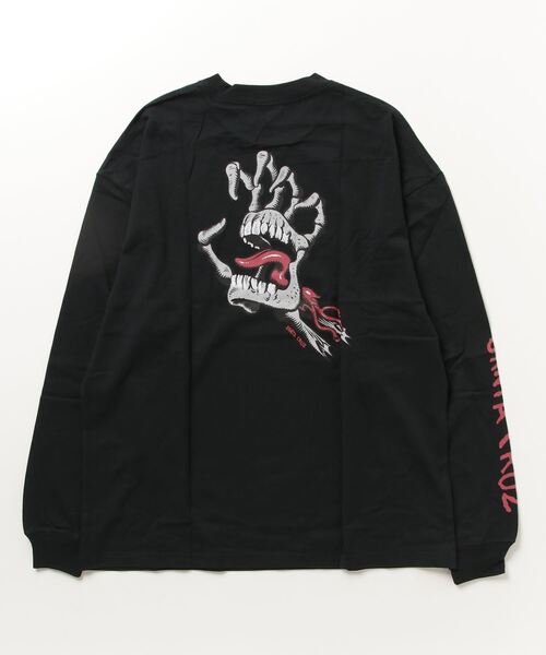 SANTA CRUZ(サンタクルーズ)の「【ムラサキスポーツ限定】SANTACRUZ/サンタクルーズ ロンT/長袖 バックプリント 502233401(Tシャツ/カットソー・メンズ・ホワイト/ブラック・XL/L/M)」の14枚目の写真