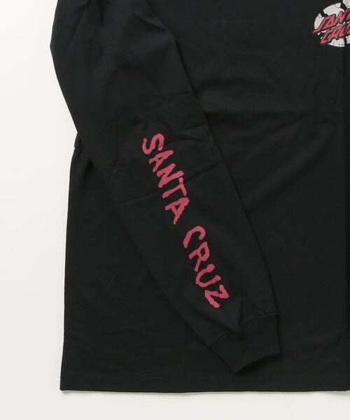 SANTA CRUZ(サンタクルーズ)の「【ムラサキスポーツ限定】SANTACRUZ/サンタクルーズ ロンT/長袖 バックプリント 502233401(Tシャツ/カットソー・メンズ・ホワイト/ブラック・XL/L/M)」の15枚目の写真
