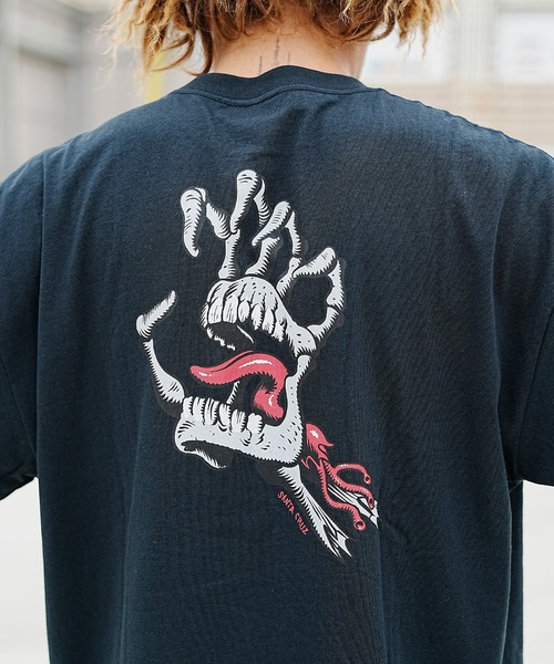SANTA CRUZ(サンタクルーズ)の「【ムラサキスポーツ限定】SANTACRUZ/サンタクルーズ ロンT/長袖 バックプリント 502233401(Tシャツ/カットソー・メンズ・ホワイト/ブラック・XL/L/M)」の11枚目の写真