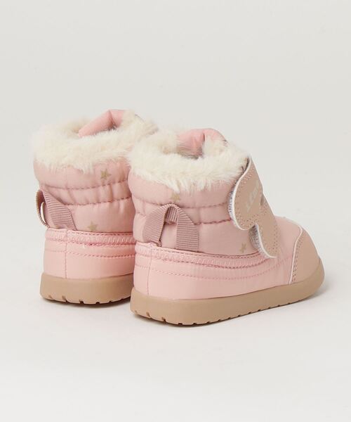 IFME（イフミー）の「BABY｜ifme nature 星柄中綿ダウンブーツ[撥水仕様]（ブーツ・キッズ・ベージュ/ピンク/グレー・14.5cm/12.5cm/13.5cm/15.0cm/14.0cm/13.0cm/12.0cm）」の4枚目の写真
