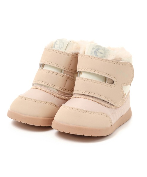IFME（イフミー）の「BABY｜ifme nature 星柄中綿ダウンブーツ[撥水仕様]（ブーツ・キッズ・ベージュ/ピンク/グレー・14.5cm/12.5cm/13.5cm/15.0cm/14.0cm/13.0cm/12.0cm）」の7枚目の写真
