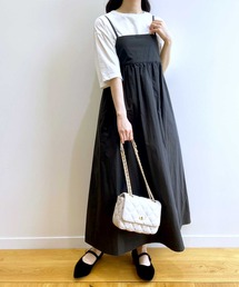 OPAQUE.CLIP | ≪SET≫ Tシャツ×キャミワンピース【洗濯機洗い可】(ワンピース)