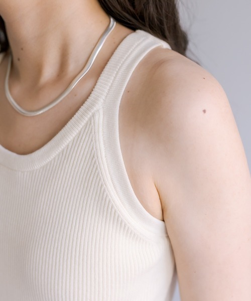 mystic（ミスティック）の「アメスリ2WAYタンクトップ（タンクトップ・レディース・アイボリー/ブラック・FREE）」の14枚目の写真