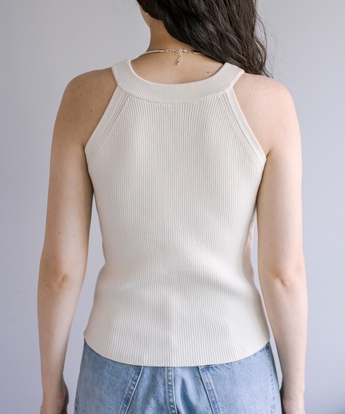 mystic（ミスティック）の「アメスリ2WAYタンクトップ（タンクトップ・レディース・アイボリー/ブラック・FREE）」の11枚目の写真