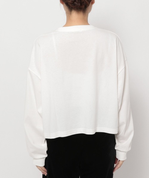 LOWRYS FARM（ローリーズファーム）の「ショートロゴＴシャツロングスリーブ　979557（Tシャツ/カットソー・レディース・オフホワイト/アイボリー/グレー・FREE）」の13枚目の写真